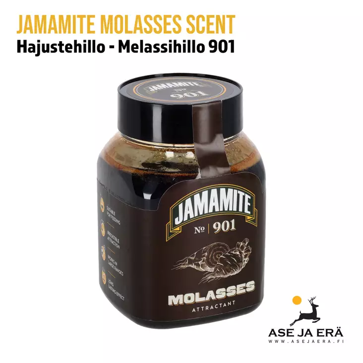 Jamamite Molasses Scent Melassihillo 901 - houkutushajuste - yleiskuva purkki etuviistosta - Sorkkaeläimille - 4779051080298 - 1