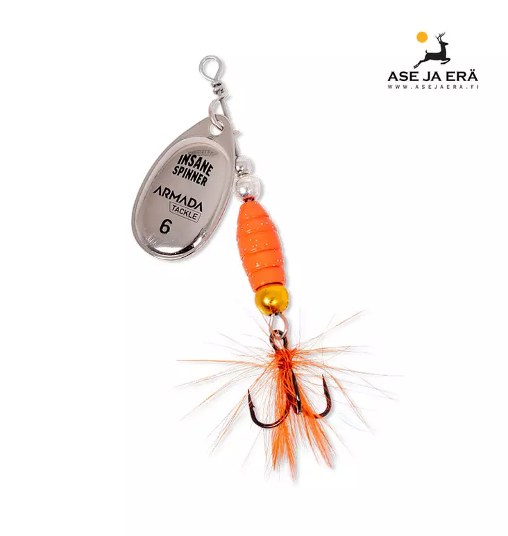 Armada Tackle Insane Spinner lippa punainen/hopea - Lipat alle 15g - 7340143704018 - 1