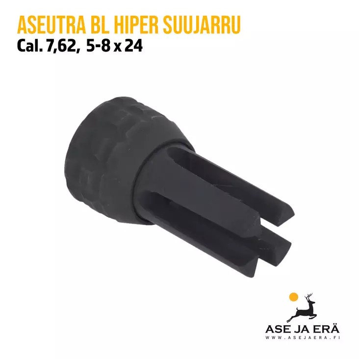 Ase Utra BoreLock HiPer 7,62 5/8x24 UNEF liekinsammutin - Suujarrut ja liekinsammuttimet - AU758 - 1