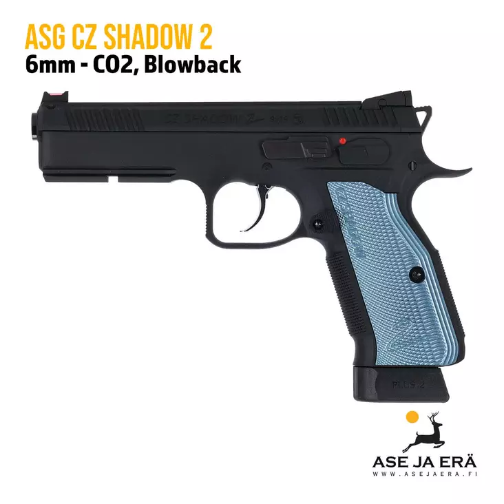 ASG CZ Shadow 2 CO2 Blowback 6mm Airsoft pistooli - Pistoolit ja -revolverit - 5707843078818 - 1