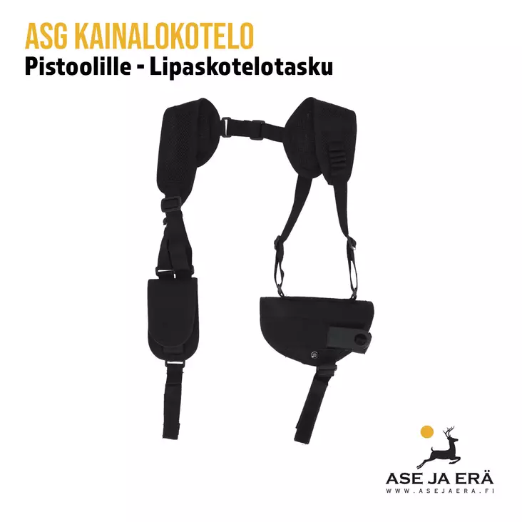 ASG Kainalokotelo, musta - Aselaukut ja pistoolikotelot - 5707843004688 - 2