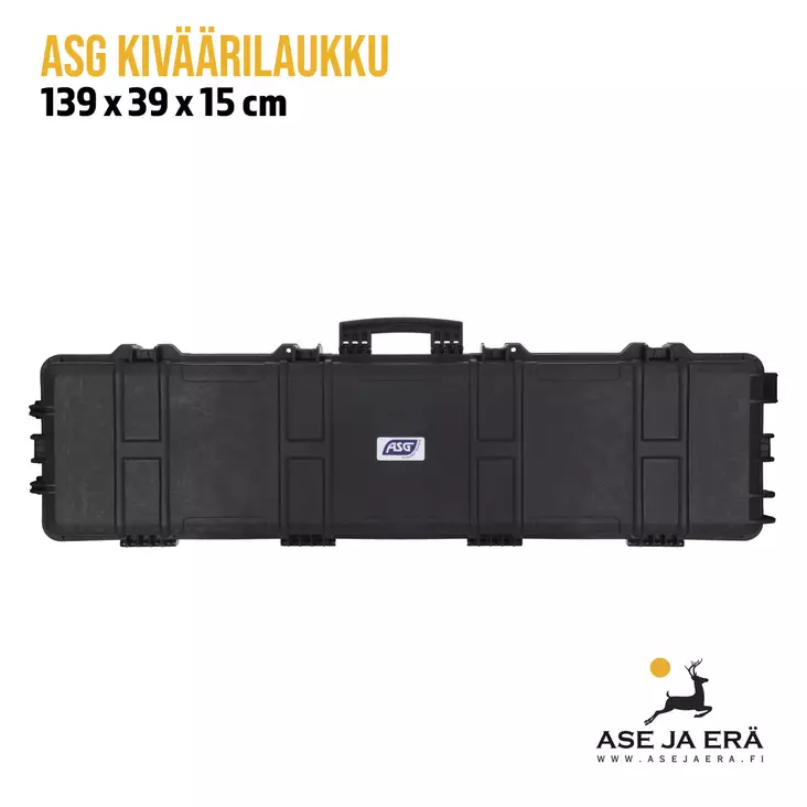 ASG kiväärilaukku 139x39x15cm musta - yleiskuva - Aselaukut ja pistoolikotelot - 5707843090698 - 1