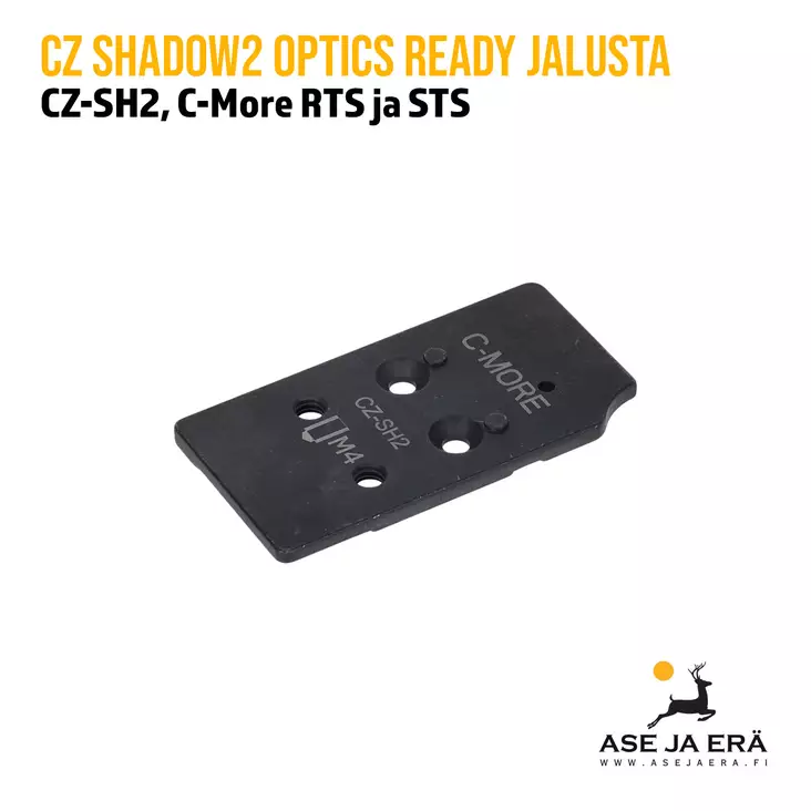 CZ Shadow 2 Optics Ready jalusta C-More, RTS2 - Punapiste- ja holotähtäinjalustat - 1091142008 - 1