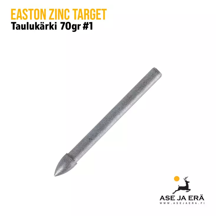Easton 4mm Zinc Target taulukärki 12kpl - Liimattavat taulukärjet - 723560296378 - 1