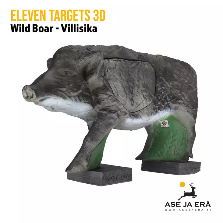 Eleven Targets 3D-taulu Villisika vaihtoinsertillä - 3D-eläintaulut - ELVaE8 - 1