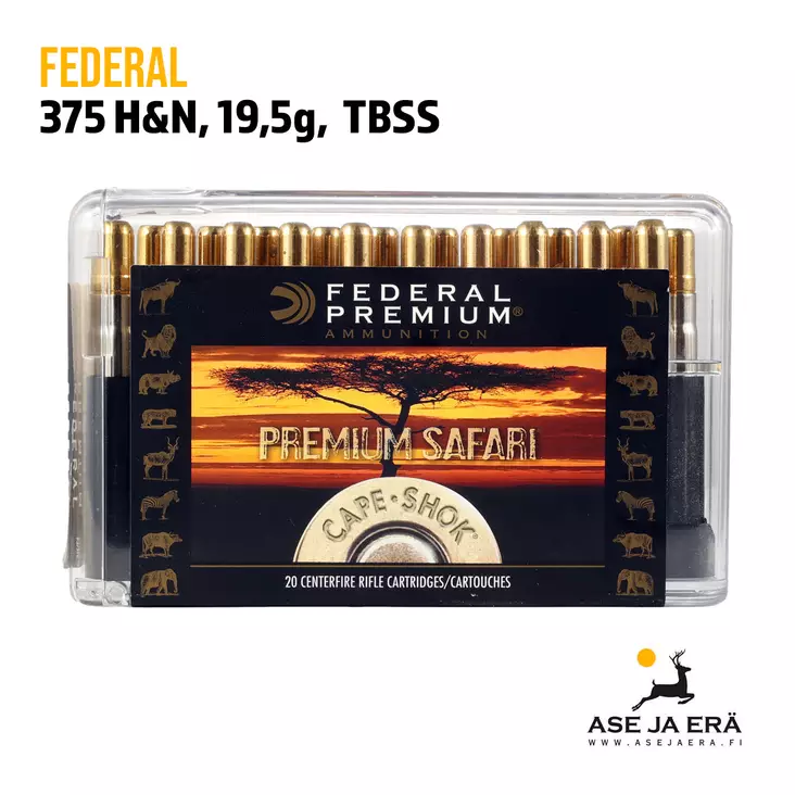 Federal Premium .375 H&H Trophy Bonded® Sledgehammer® Solid 19,5g - Muut kaliiperit - 029465091248 - 1