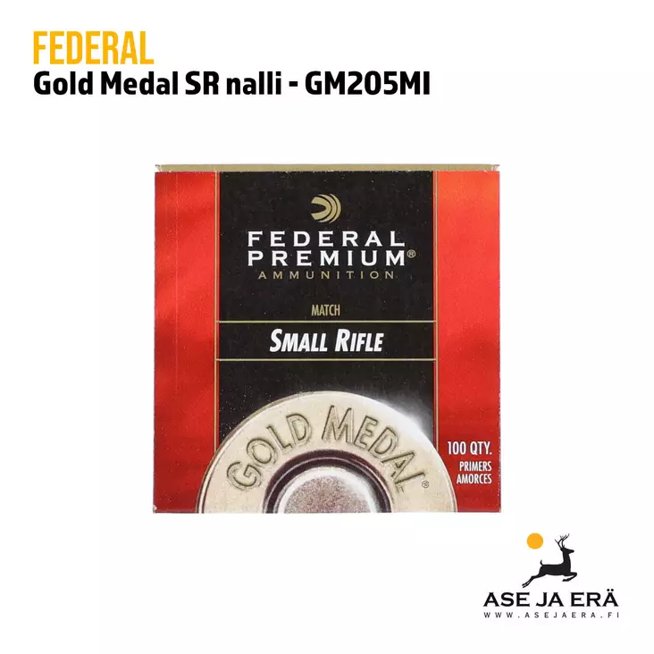 Federal Premium Match GM205MI Small Rifle nalli - Kiväärinallit - 604544619638 - 1