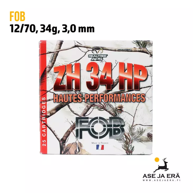 FOB Steel ZH HP 12/70 34 g haulikonpatruuna - Lyijyttömät patruunat - 3268790011638 - 1