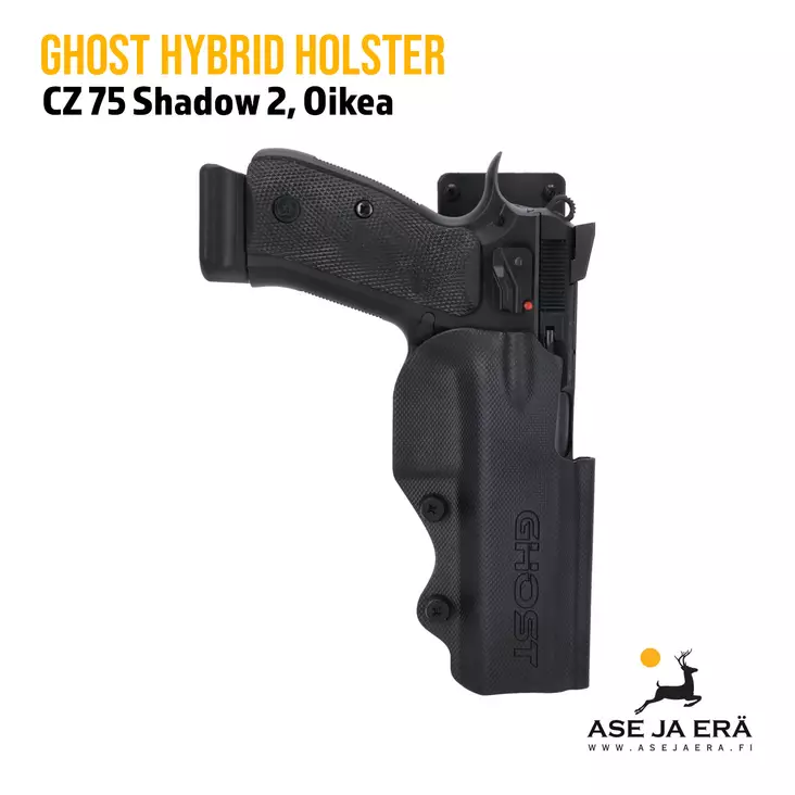 Ghost Hybrid holster CZ P-10 C Oikea - Ase kotelossa edestäpäin - IPSC kotelot - SGHD28 - 1