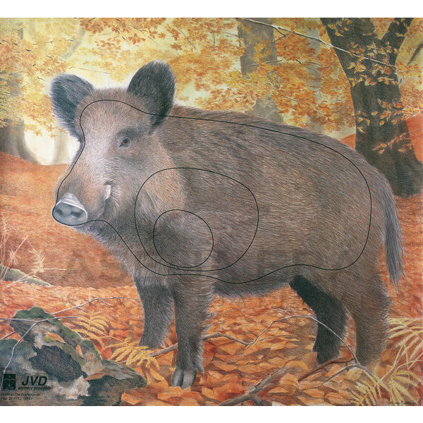 Jousiammuntataulu Villisika 90x83cm - Paperiset maalitaulut - 454112558 - 2