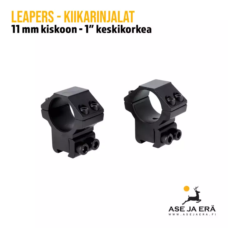 Leapers kiikarinjalka 11 mm kiskoon - Kiikarinjalat ja tarvikkeet - 4712274524538 - 1