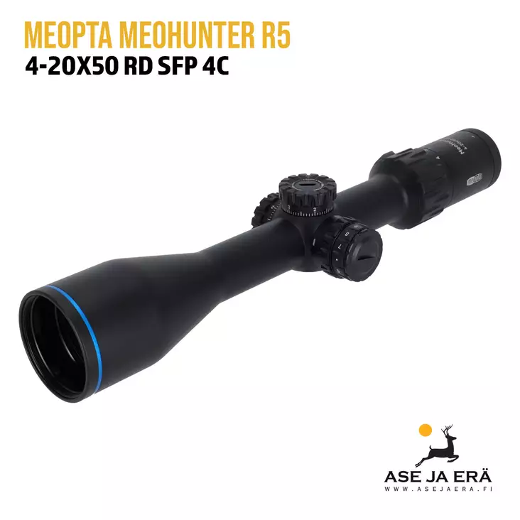 Meopta Meohunter R5 4-20X50 RD 4C kiikaritähtäin - yleiskuva - Meopta kiikaritähtäimet - 8594050737082 - 1