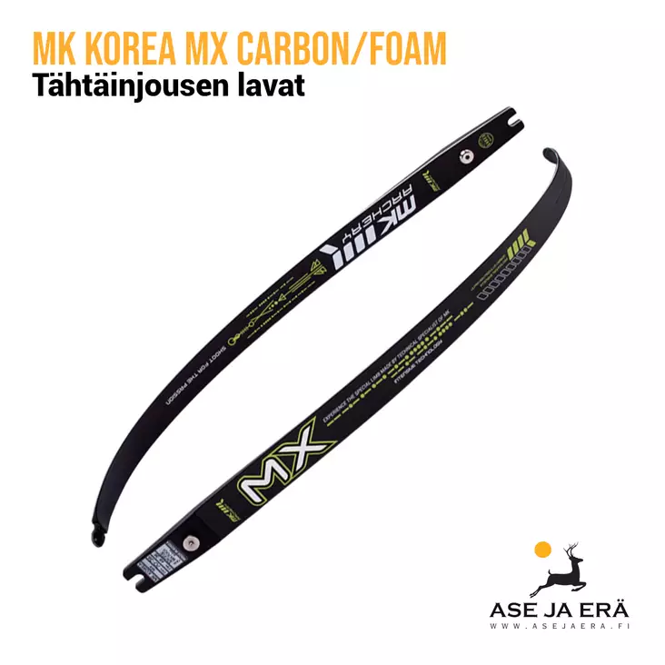 MK Korea MX Carbon/Foam tähtäinjousen lavat - Tähtäinjousen lavat - 8720054254908 - 1