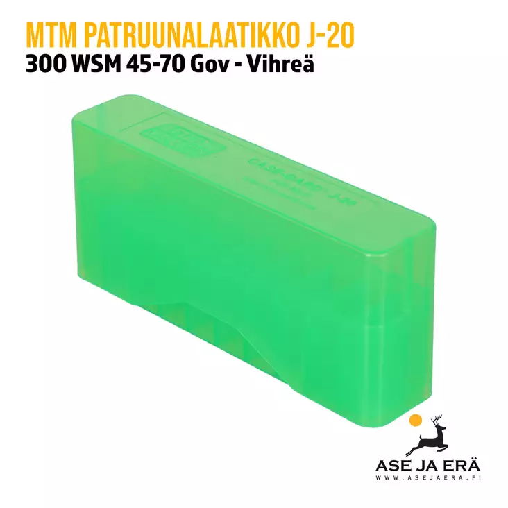 MTM J-20-MLD-16 270 & 300 WSM 45-70 Gov Slip-Top patruunalaatikko - Patruunalaatikot, -rasiat ja -levyt - 026057234168 - 1