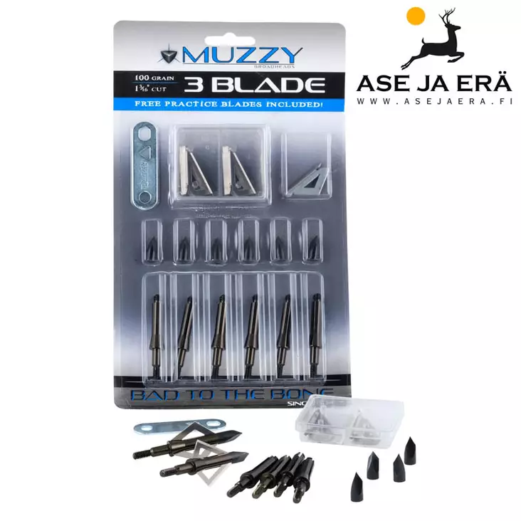 Muzzy Standard metsästyskärki 100gr 6kpl - Metsästyskärjet - 050301225008 - 2