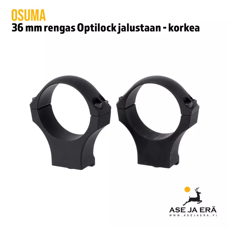 Osuma kiikarinrengas 36 mm Optilock jalustaan, korkea - 36mm kiikarinrenkaat - 6430068622038 - 1