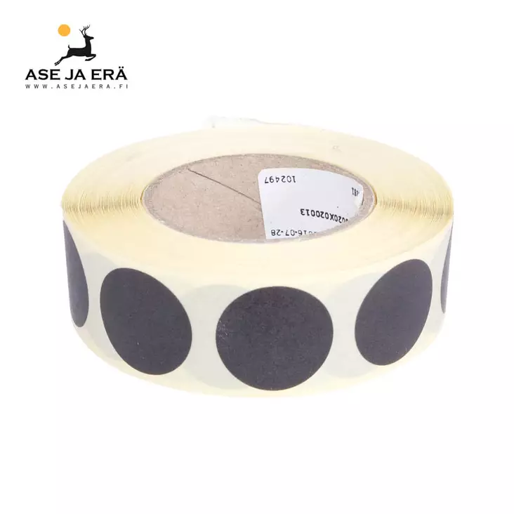 Paikkatarra 20mm musta Ipsc, idpa ja sra - Paikkatarrat ja -annostelijat - ET-302008 - 2