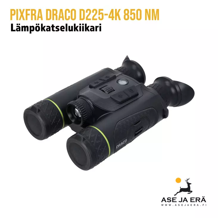 Pixfra Draco lämpökatselukiikari D225-K - Yleiskuva - Lämpökatselukiikarit - 6976144452248 - 1