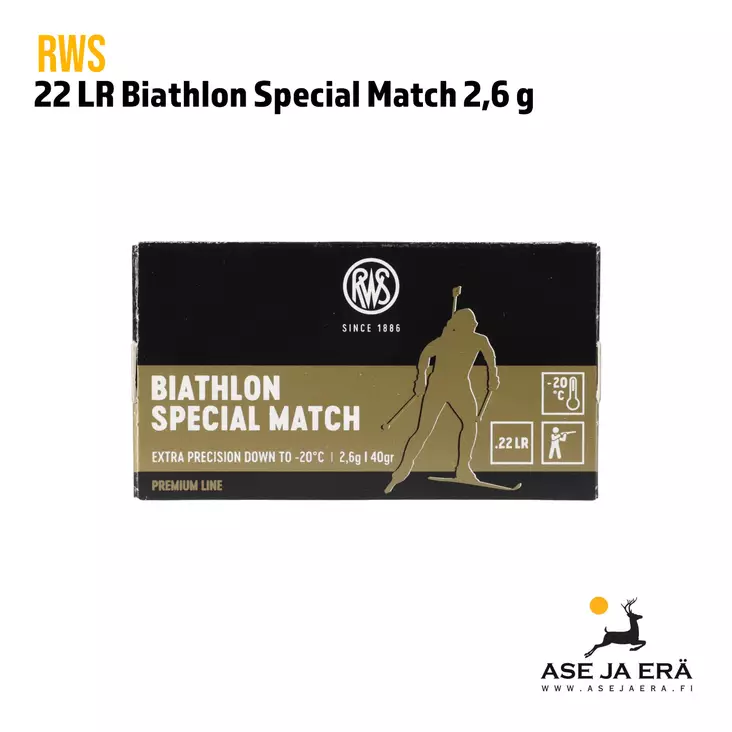 RWS Biathlon Special Match 22LR pienoiskivääripatruuna - 22 LR patruunat - 4000294140358 - 3