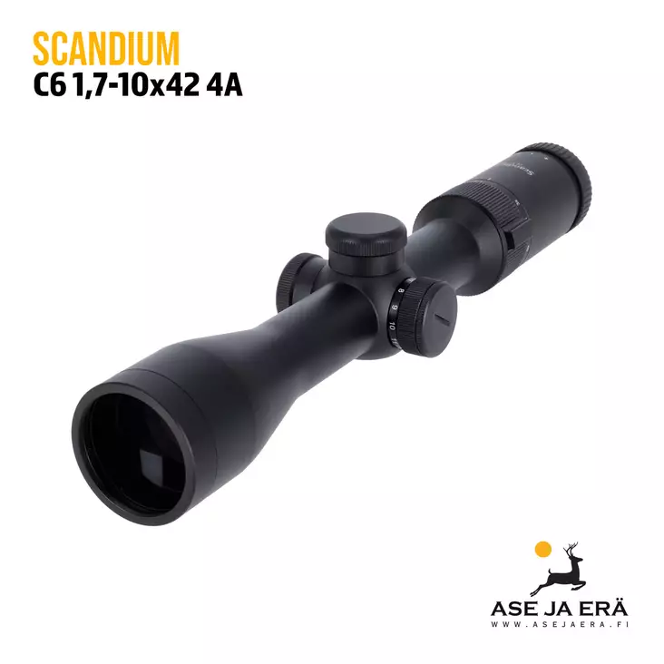 Scandium C6 1,7-10x42 Kiikaritähtäin valopisteellä - Scandium kiikaritähtäimet - 7340143705138 - 1