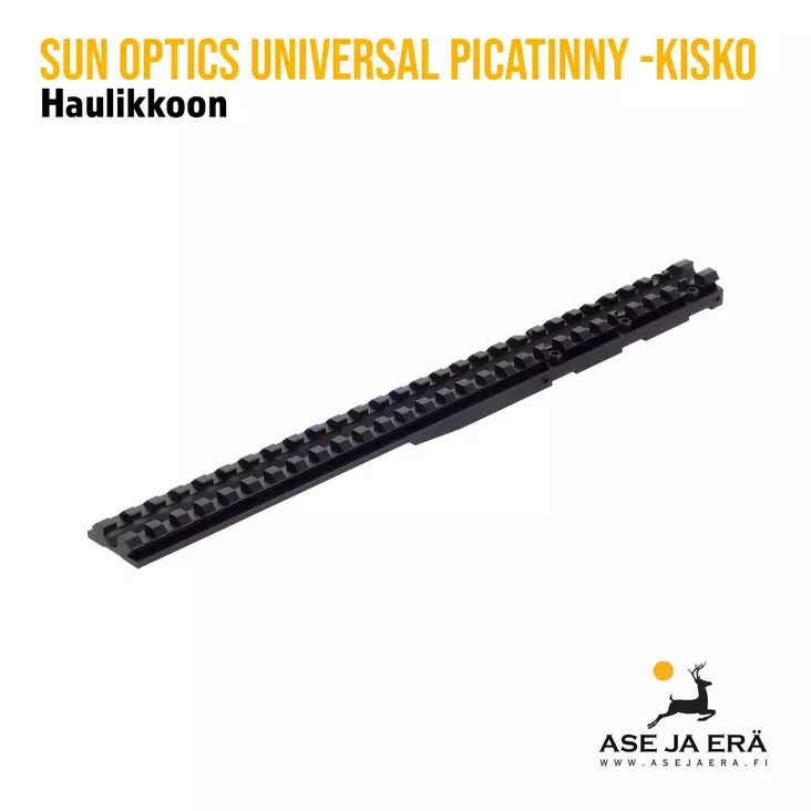 Sun Optics Universal picatinny-kisko haulikkoon - Kiskot, kiilat, palat ja muut jalustat - 812649012128 - 1