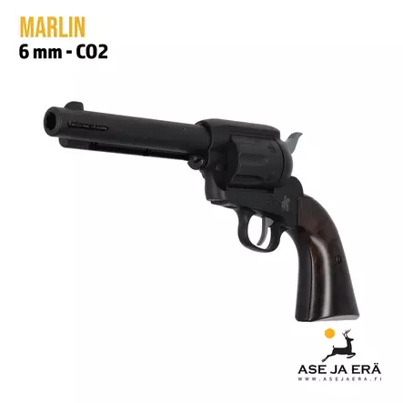 Marlin 6 mm CO2 airsoft revolveri - Etuviistosta - Pistoolit ja -revolverit - 4000844888709 - 2