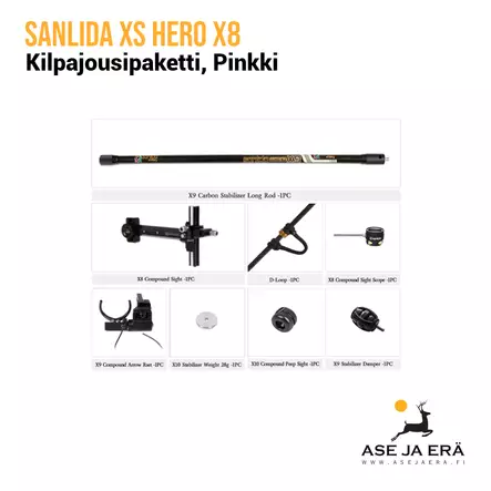 Sanlida XS HERO X8 kilpajousipaketti - RTS taljajousipaketit - A057279 - 61