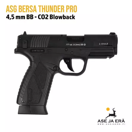ASG Bersa BP9CC 4,5mm CO2 blowback - Oikea sivu - BB kuula ilmapistoolit - 5707843049979 - 2