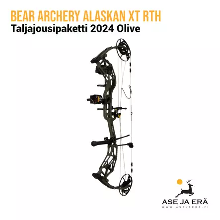 Bear Archery Alaskan XT taljajousipaketti Olive - yleiskuva etuviistosta - RTS taljajousipaketit - 754806380759 - 1