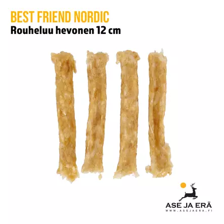 Best Friend Nordic Hevonen 12cm 4kpl 60g - Koiran herkut ja puruluut - 5700551172359 - 2