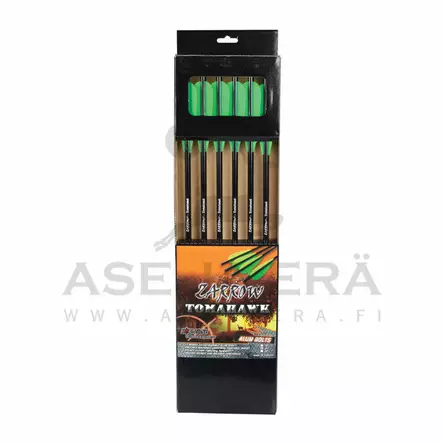 Hori-Zone Tomahawk varsijousen nuoli 6kpl alumiinia - Alumiininuolet - 8718484539399 - 1