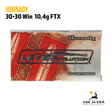 Hornady LEVERevolution FTX .30-30 Win 10,4g kivääripatruuna - Muut kaliiperit - 090255827309 - 1