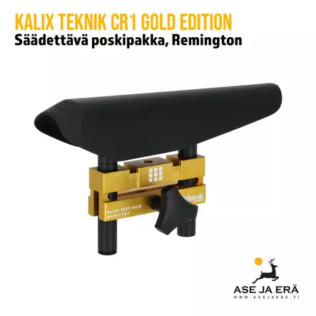 Kalix Teknik CR1 Gold Edition säädettävä poskipakka, Remington, takaviistosta - Poskipakat - 7350001270159 - 2