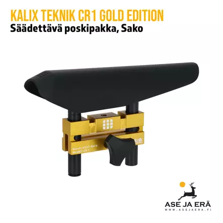 Kalix Teknik CR1 Gold Edition säädettävä poskipakka, Sako, takaviistosta - Poskipakat - 7350001270029 - 2