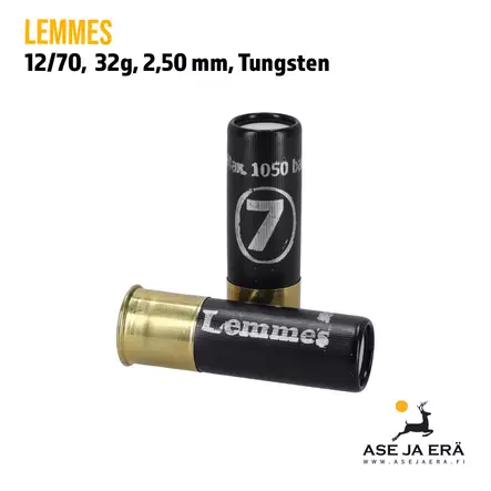 Lemmes Tungsten 12/70 32g Haulikonpatruuna - Lyijyttömät patruunat - 6430068626319 - 2
