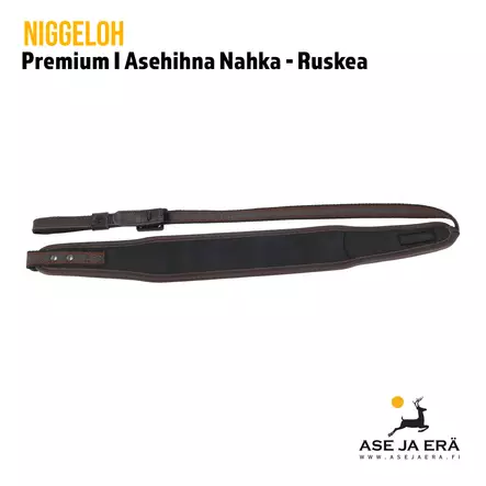 Niggeloh Premium I kiväärihihna ruskea - Hihnat - 4250057200649 - 2