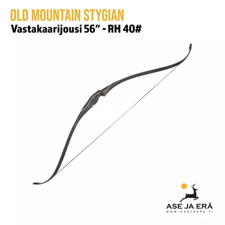 Old Mountain Stygian 56" RH 40# vastakaarijousi - Sivukuva vasen - Vastakaarijouset - 6426003996999 - 2