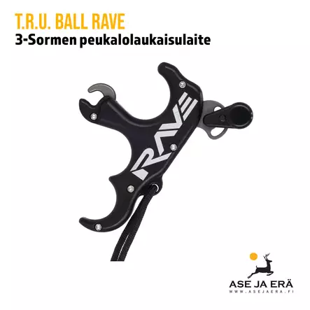 T.R.U. Ball Rave 3-sormen peukalolaukaisulaite - Sormilaukaisulaitteet - 611254016879 - 2
