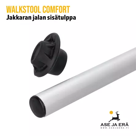 Walkstool Comfort jakkaran jalan sisätulppa - yksityiskohta asennetusta sisätulpasta ja irrallisesta ulkotulpasta - Reppu- ja metsästysjakkarat - 2240000115849 - 2