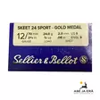 12/70 Sellier & Bellot Skeet Gold Medal 24g, 2,00mm haulikonpatruuna - Haulikon ratapatruunat - 8590690018109 - 2