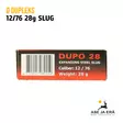 12/76 DDupleks Dupo 28 Magnum slug haulikonpatruuna - Täyteiset - 4751007980159 - 7