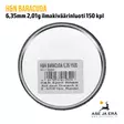 H&N Baracuda 6,35mm 2,01g ilmakiväärinluoti 150 kpl - rasian pohja EAN - 6,35 mm luodit - 4047058019529 - 5