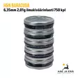 H&N Baracuda 6,35mm 2,01g ilmakiväärinluoti 750 kpl - viisi rasiaa pinossa - 6,35 mm luodit - 4047058019529 - 10