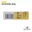 9,3x62 Tarvas B-Wax 16,2g kivääripatruuna - 9,3x62 kaliiperi - 6430052785039 - 5