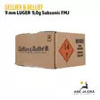 9 mm Sellier & Bellot 9 g Subsonic FMJ - 9mm pistoolin patruunat - 28590690310559 - 4