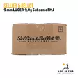 9 mm Sellier & Bellot 9 g Subsonic FMJ - 9mm pistoolin patruunat - 28590690310559 - 3