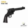 Marlin 6 mm CO2 airsoft revolveri - Etuviistostaoikealta - Pistoolit ja -revolverit - 4000844888709 - 4