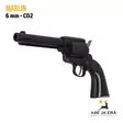 Marlin 6 mm CO2 airsoft revolveri - Etuviistosta - Pistoolit ja -revolverit - 4000844888709 - 2