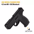 ASG Bersa BP9CC 4,5mm CO2 blowback - Piippu alaspäin etu viistosta - BB kuula ilmapistoolit - 5707843049979 - 3