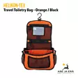 Helikon-Tex Travel Toiletry Bag Orange/Black A Avoinna edestä - Reput ja laukut - 5908218749979 - 5